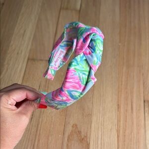 Lilly Pulitzer Floral Headband - Pink and Green